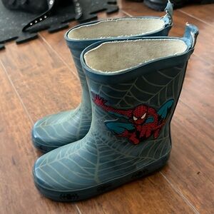 Kids Spider-Man Rain Boots Size 9
